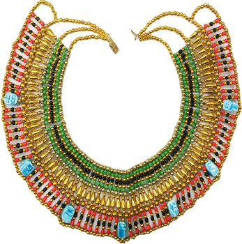 collar pectoral egipcio cleopatra mediano -9M